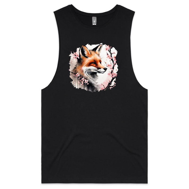 Fox and Tree AS Colour Barnard - Mens Tank Top Tee Ogo Merch