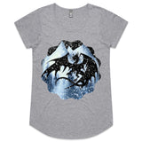 Dragon Silhouette AS Colour Mali Womens Scoop Neck TShirt