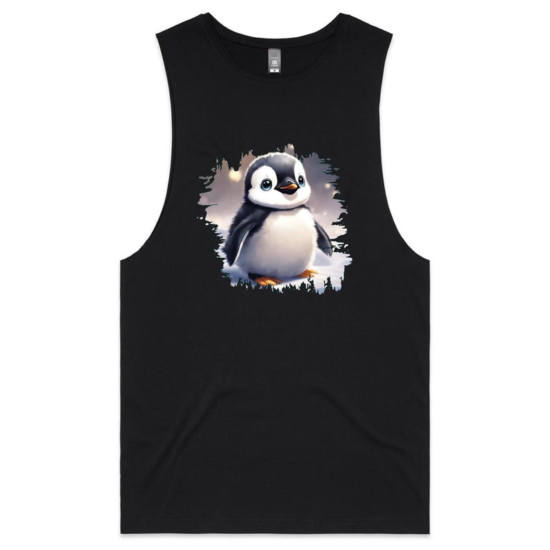 Penguin AS Colour Barnard Mens Tank Top Tee Ogo Merch
