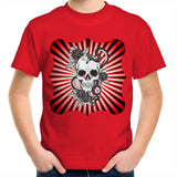 Snake and Skull AS Colour Kids Youth TShirt