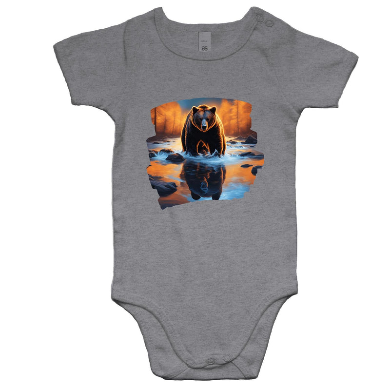 Water Bear AS Colour Mini Me - Baby Onesie Romper Ogo Merch