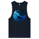 Plesiosaur AS Colour Barnard Mens Tank Top Tee