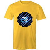 Blue Swirl Eagle AS Colour Staple - Mens T-Shirt