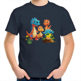 Dinosaur Babies AS Colour Kids Youth T-Shirt