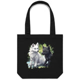 Two Wolves AS Colour - Carrie - Canvas Tote Bag