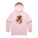 Lady and Pet Dragon AS Colour - Women's Supply Hood