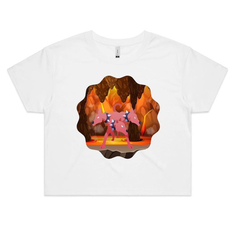 Lava Cerberus AS Colour Women's Crop Tee Ogo Merch