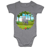 Hippogriff AS Colour Mini Me Baby Onesie Romper