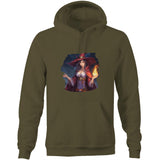 Witch AS Colour Stencil - Pocket Hoodie Sweatshirt