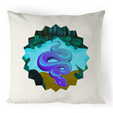 River Snake 100% Linen Cushion Cover