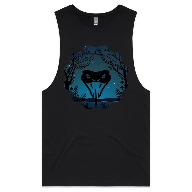 Snake Strike AS Colour Barnard Mens Tank Top Tee Ogo Merch