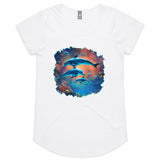 Dolphins AS Colour Mali - Womens Scoop Neck T-Shirt