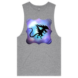 Glowing Dragon Mens Tank Top Tee