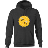 Bees AS Colour Stencil - Pocket Hoodie Sweatshirt