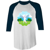 Colourful Pegasus AS Colour Raglan - 3/4 Sleeve T-Shirt