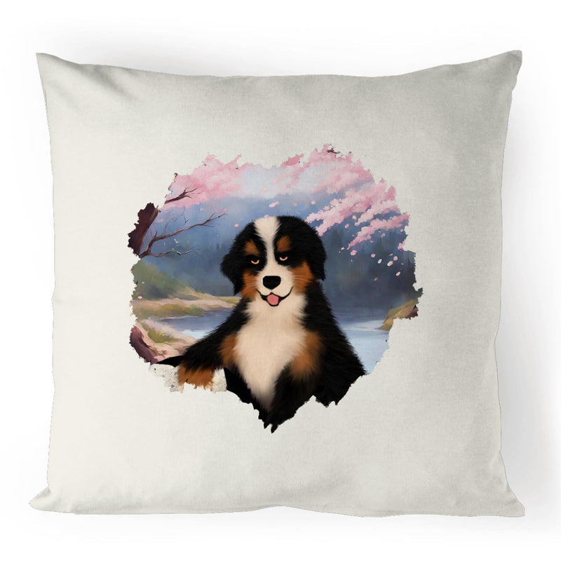 Dog 100% Linen Cushion Cover Ogo Merch