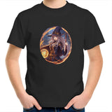 Flame Witch AS Colour Kids Youth T-Shirt