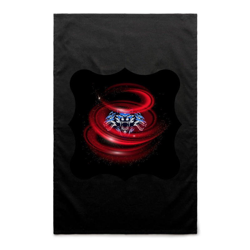 Cerberus Swirl AS Colour Tea Towel Ogo Merch