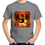 Volcanic Dragon AS Colour Kids Youth TShirt