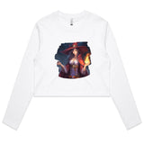 Witch AS Colour - Women's Long Sleeve Crop Tee