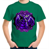 Shining Purple Dragon AS Colour Kids Youth TShirt