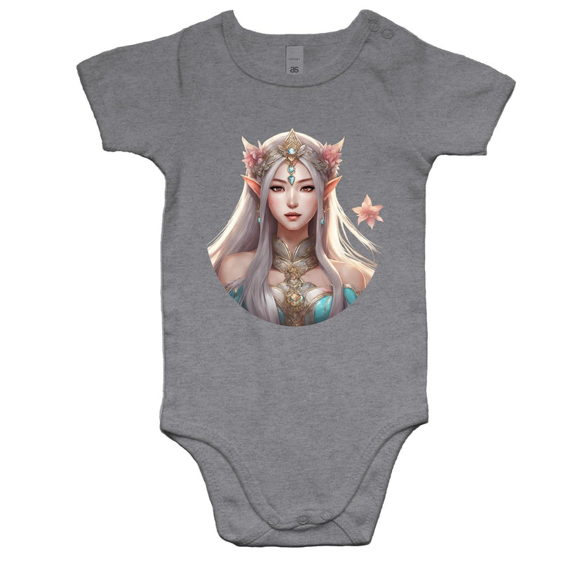 Mythical Elf AS Colour Mini Me - Baby Onesie Romper Ogo Merch