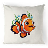 Clown Fish 100% Linen Cushion Cover