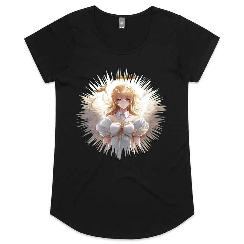 Angel Girl AS Colour Mali - Womens Scoop Neck T-Shirt Ogo Merch