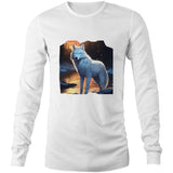 White Wolf AS Colour Base - Mens Long Sleeve T-Shirt