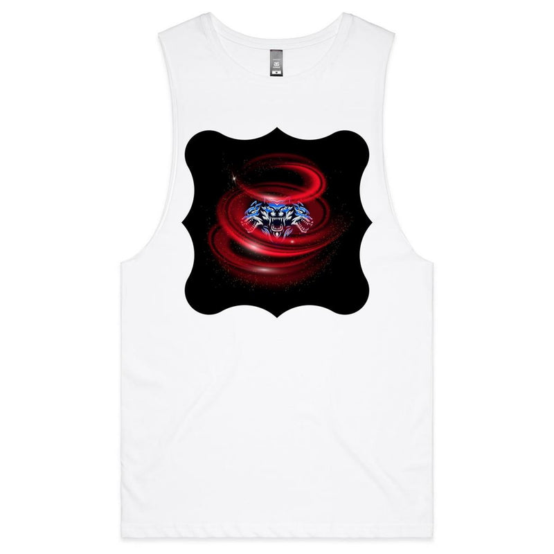 Cerberus Swirl AS Colour Barnard Mens Tank Top Tee Ogo Merch
