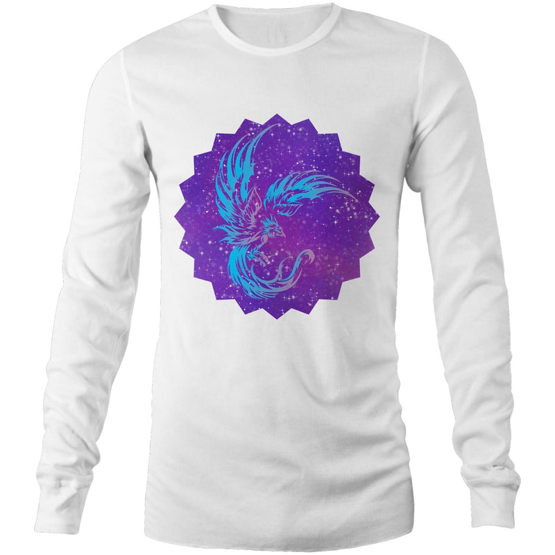 Blue Phoenix Mens Long Sleeve TShirt Ogo Merch