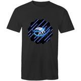 Blue Swirl Eagle AS Colour Staple - Mens T-Shirt