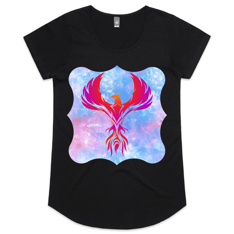Red Phoenix AS Colour Mali Womens Scoop Neck TShirt Ogo Merch