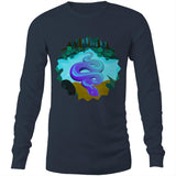 River Snake AS Colour Base Mens Long Sleeve TShirt