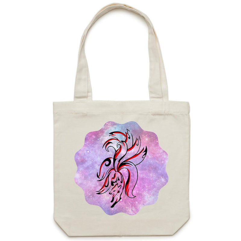 Nine Tailed Fox AS Colour Carrie Canvas Tote Bag Ogo Merch