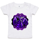 Shining Purple Dragon AS Colour Infant Wee Tee