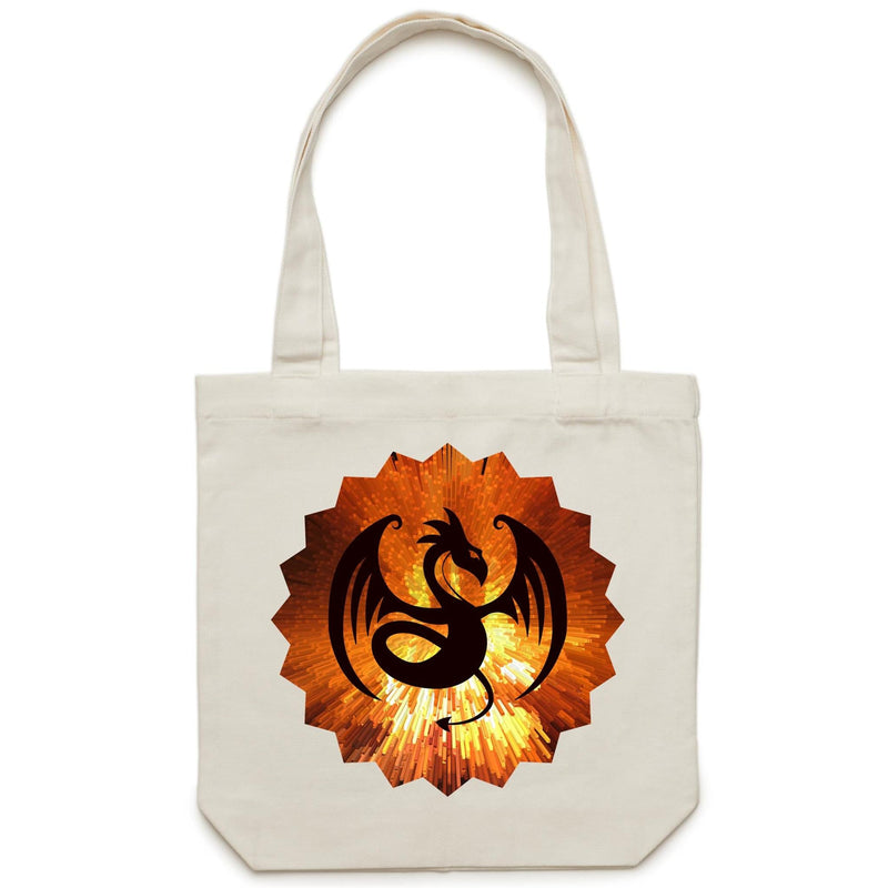 Volcanic Dragon AS Colour Carrie Canvas Tote Bag Ogo Merch