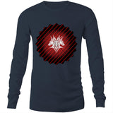 Glowing Cerberus AS Colour Base Mens Long Sleeve TShirt