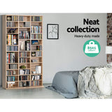 Artiss Bookshelf CD Storage Rack - BERT Oak Dropshipzone