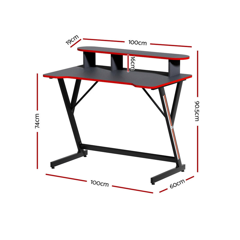 Artiss Gaming Desk Computer Desks 100CM Dropshipzone