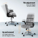 Artiss Office Velvet Seat Racing Gaming Computer Desk Chairs