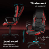 Artiss Gaming Office Chair- Red