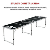 Professional 8ft Beer Pong Table Drinking Game Dropshipzone