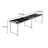 Professional 8ft Beer Pong Table Drinking Game Dropshipzone