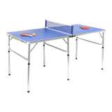 152cm Portable Tennis Table, Folding Ping Pong Table Game Set Dropshipzone