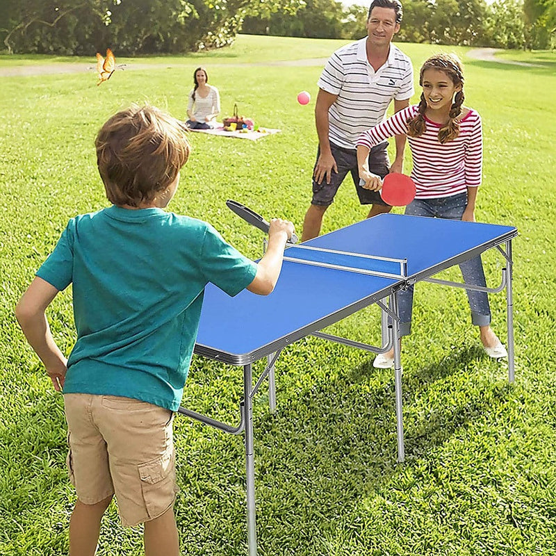 152cm Portable Tennis Table, Folding Ping Pong Table Game Set Dropshipzone
