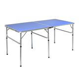 152cm Portable Tennis Table, Folding Ping Pong Table Game Set Dropshipzone