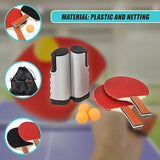Table Tennis Game Indoor Portable Travel Ping Pong Ball Set Extendable Dropshipzone
