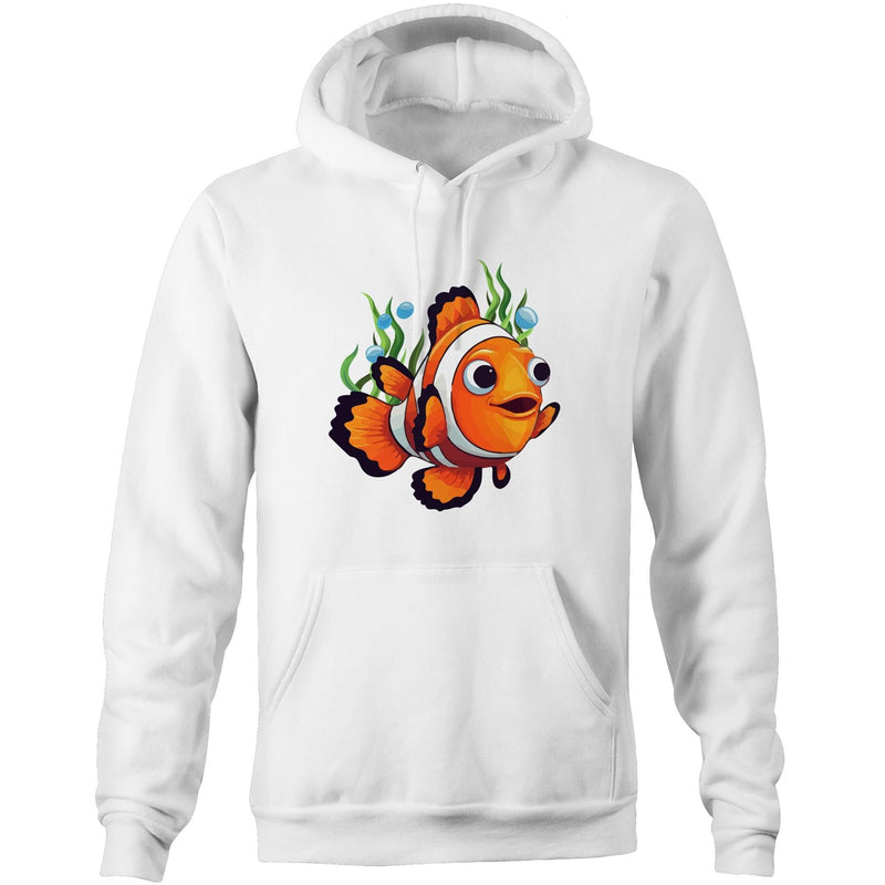 Clown Fish AS Colour Stencil - Pocket Hoodie Sweatshirt Ogo Merch