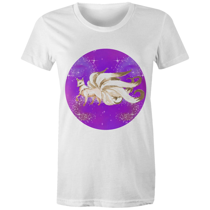 Shining Nine Tailed Fox Women's Maple Tee Ogo Merch